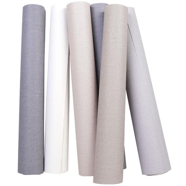 

wallpapers nordic style plain wallpaper for walls solid color linen gray wall papers modern minimalist living room bedroom pvc
