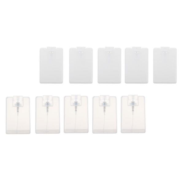 

storage bottles & jars 12pcs 20ml cardcase shape perfume spray refillable mist