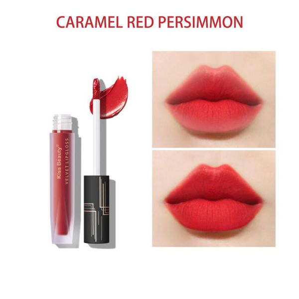 

lip gloss matte glaze is not easy to stick moisturizing and waterproof glamour lipstick