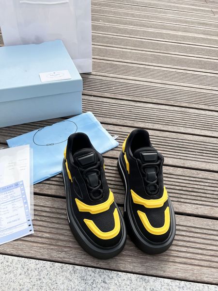 

men casual shoes women travel leather lace-up sneaker fashion lady designer running trainers letters woman shoe flat printed gym sneakers la, Black