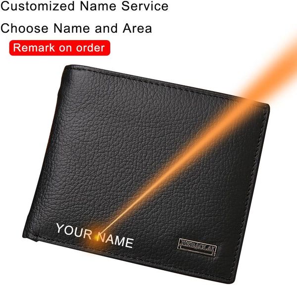 

wallets cow genuine leather men business fashion small short wallet slim thin male purses money bag billetera hombre black walet, Red;black