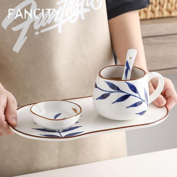 

dishes & plates fancity breakfast cup, mug, plate, saucer, home dining plate