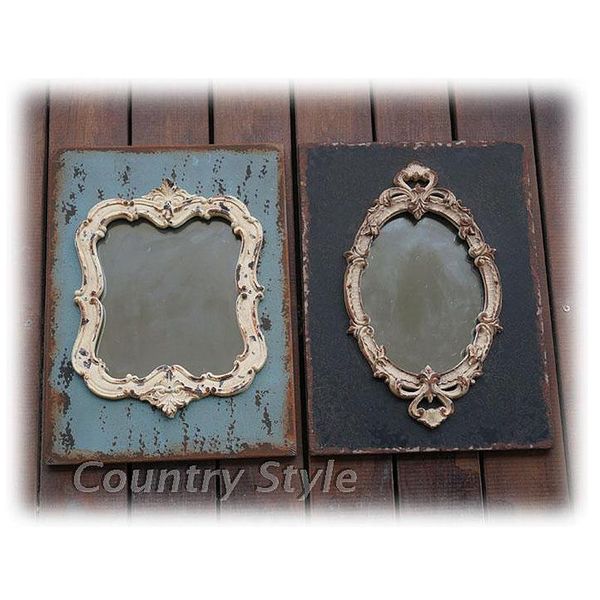 

mirrors retro vintage handicraft small decorative wall