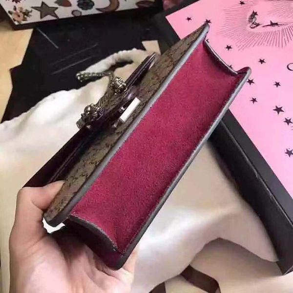 

famous handbag designer chain messenger shoulder tiger head clutch velour