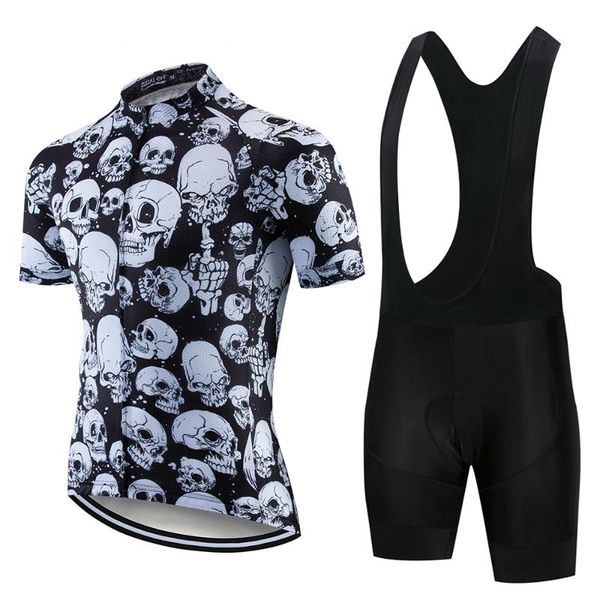 

racing sets 2021 men riding cycling jersey bicycle clothing breathable short sleeve shirt bike 19d gel pad bib shorts sportswear, Black;blue