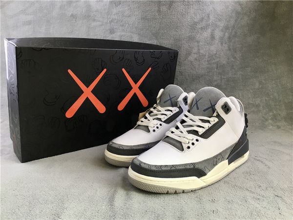 

shoes jumpman 3 3s kaws grey white boots
