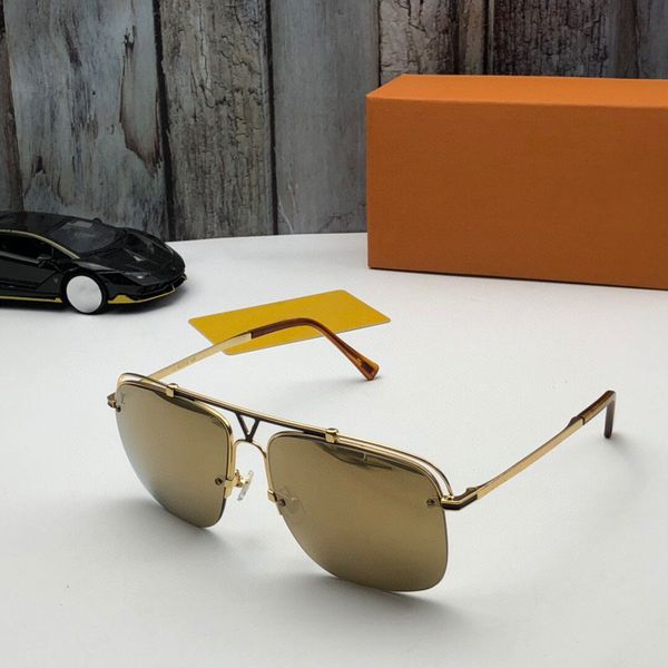 TOP Original hochwertige Designer-Sonnenbrille für Herren und Damen, berühmte klassische Retro-Luxusmarkenbrille, Steampunk-UV400-Brille, modisch, mit Box 2336E