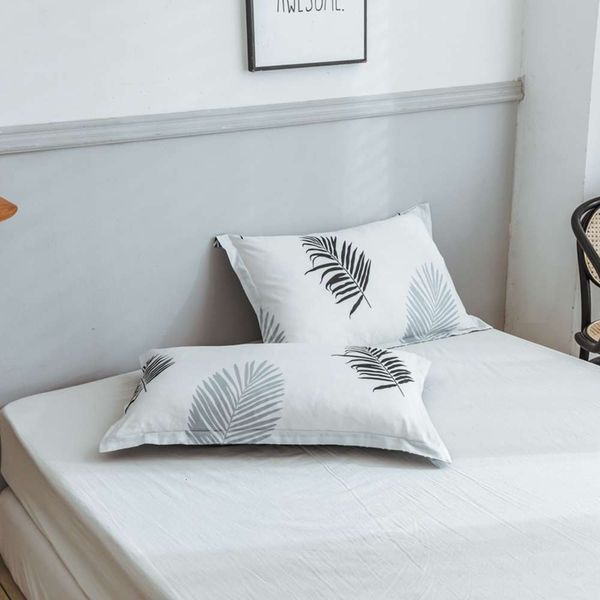 

pure cotton pillow case stripe lattice single 40x60 48x74 special price