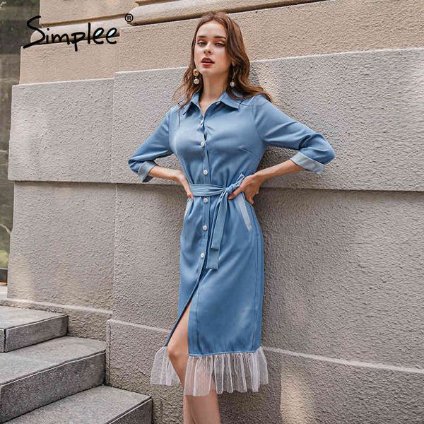 

elegant long women with belt vintage female splicing dresses casual spring autumn slim ladies office dress 210414, Black;gray