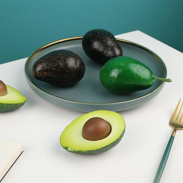 

party decoration emulational fruit model avocado cream