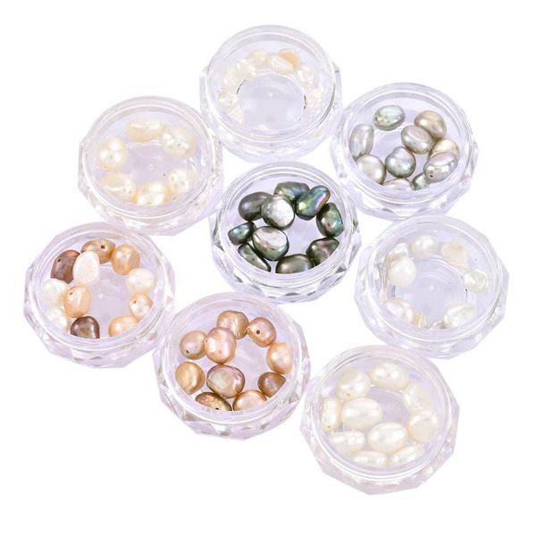 

nail art decorations 6/10pcs japanese style design natural freshwater imitation pearls irregular 3d pearlescent shell decoration pearl, Silver;gold
