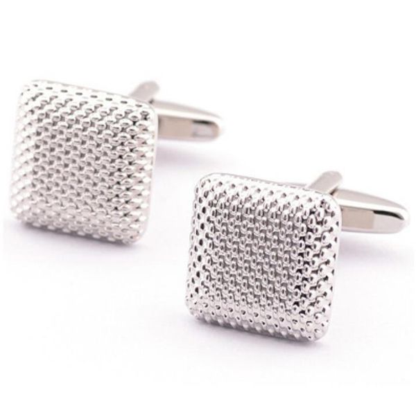 

& tie jewelrytie clasps, tacks french shirt unique wedding groom men cuff links business gold cufflinks for mens drop delivery 2021 ern6h, Silver