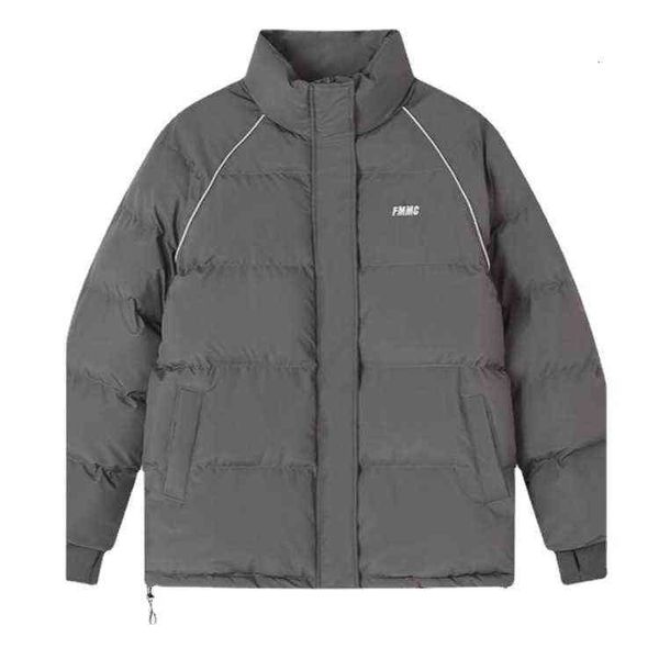 

south korea fcmm down cotton et women's 2021 winter couple short loose ins n red thickened bread, Black