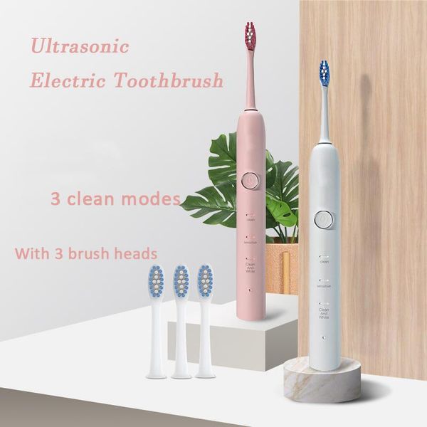 

electric toothbrush sonic ultrasonic brush waterproof wireless recharge smart