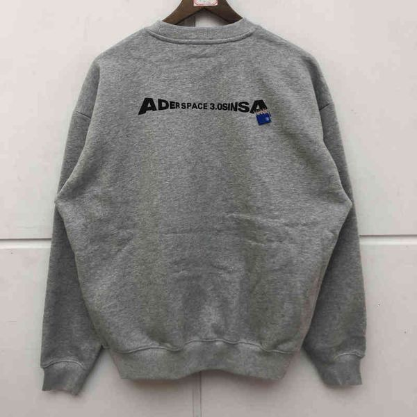 

men's hoodies & sweatshirts aderor hoodie with terry cotton long sleeve crew neck stick embroidered then error sweatshirts u5az, Black
