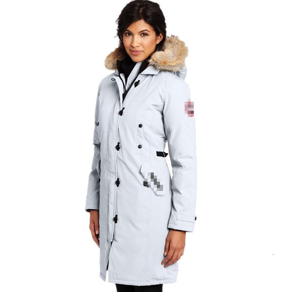 

goose 12 expedition men's and women's canada joint warm thickened work cloth parker goose down et, Black