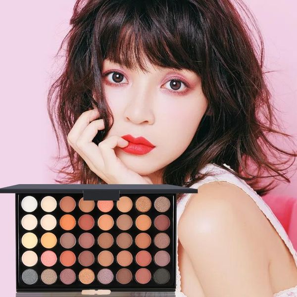 

eye shadow 40 colors eyeshadow palette makeup-set cosmetics glitter nude matte fashion korea pallete for women 2021 cosplay