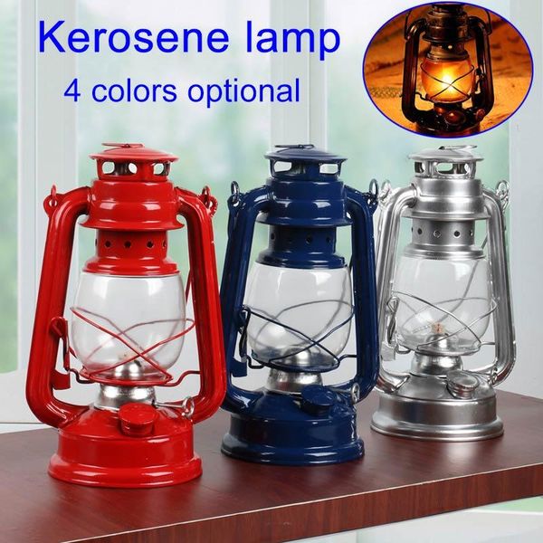 

portable lanterns retro classic kerosene lamp 4 colors lights adornment