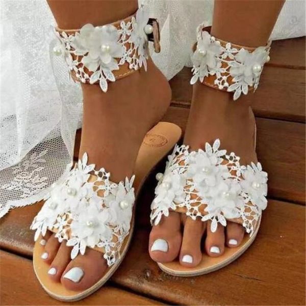 

style sandals flip flops summer lace soft bathroom slippers outdoor indoor shoes women20212 plus size, Black
