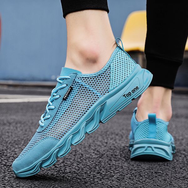 

2021 fashion men women running shoes black white c53 light blue green grey comfortable breathable trainers sports sneakers outdoor size 39-4