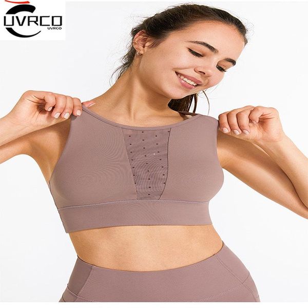 

yoga outfit women fashion bra breathable fitness running gym bras high intensity sports underwear shockproof