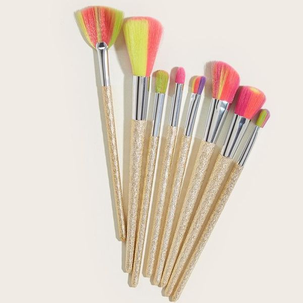 

makeup brushes set professional fiber foundation powder contour eyeshadow make up brush tools