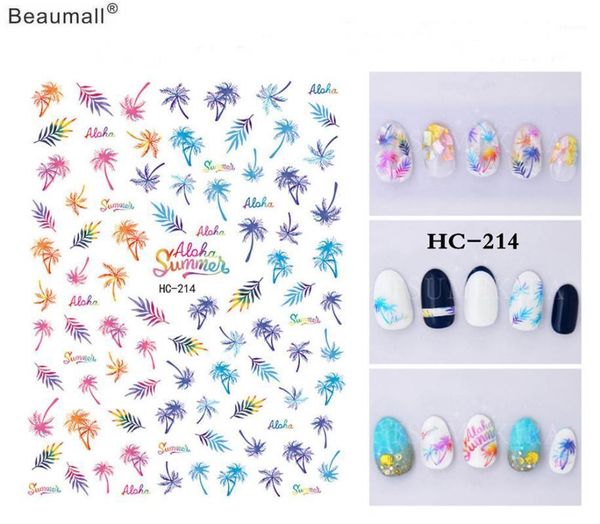 

fashion type nails art manicure back glue decal decorations nail sticker for tips beauty1, Black