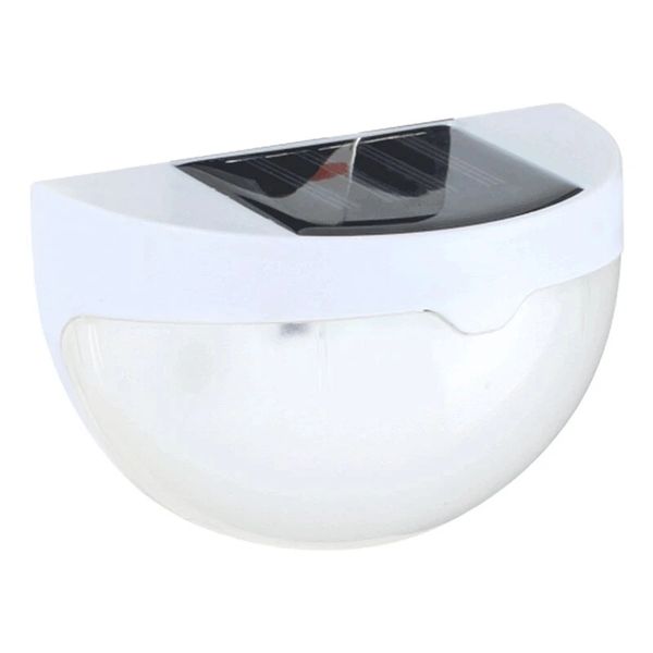 

6led solar powered light sensor semicircle shape decorative wall