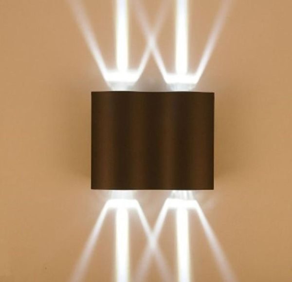 12W moderno LED ao ar livre à prova d 'água lâmpada de parede decoração de casa iluminação varanda jardim