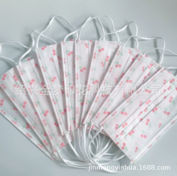 

printed non disposable woven mask cartoon design
