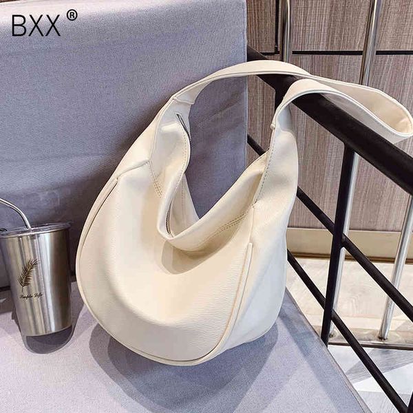 

[bxx] high capacity pu leather crossbody dumplings bags for women 2021 summer fashion shoulder handbags female travel bag hn101