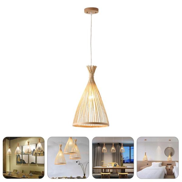

pendant lamps classic bamboo chandelier woven light hanging lamp for home