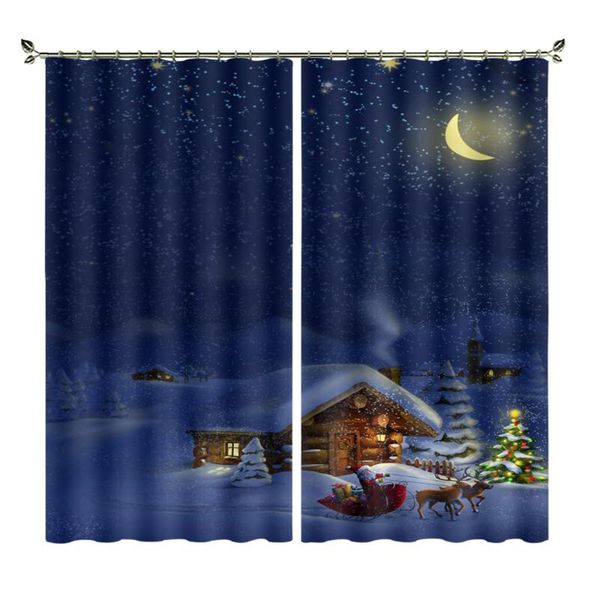 

curtain & drapes small cabin under the starry sky and moon exquisite home luxury curtains living room dining bedroom el