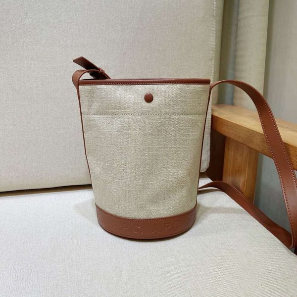 

canvas bucket bag niche dign portable women's shoulder straddle canvas