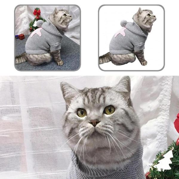 

cat costumes comfortable skin-friendly eye-catching pet hooded clothing for winter