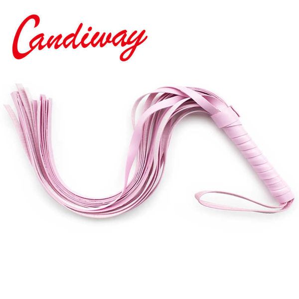 Prodotti del sesso in pelle rosa Sculacciata flirt frusta Paddle Sex Toys BDSM giochi di sesso per coppie sposate femdom sm apparecchio equitazione frustino P0816