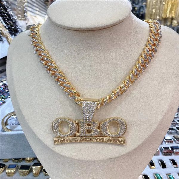 

2bling diamond iced out chains necklace mens cuban link chain necklaces hip hop personalized jewelry for women men m026f, Silver