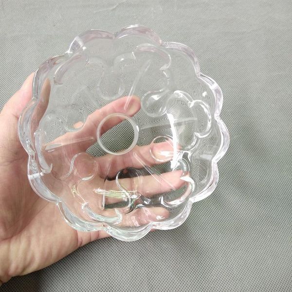 

chandelier crystal 1pcs/lot 140x58mm european style lamp elbow support arm flower glass bowl tray lighting accessories