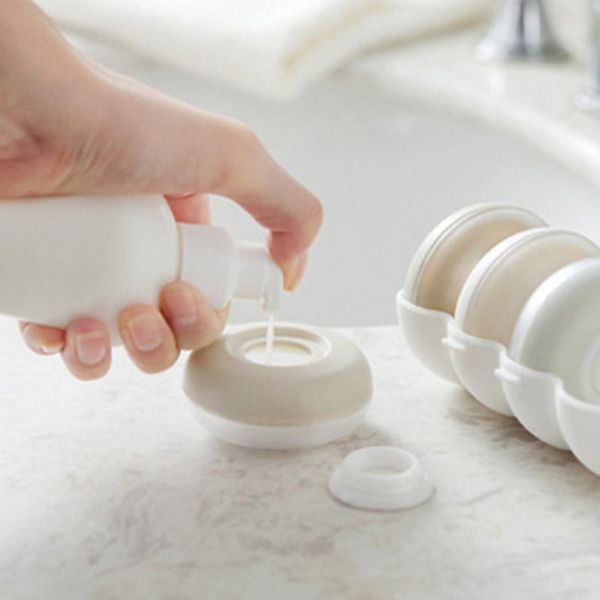 

liquid soap dispenser est portable plastic travel case organizer shampoo shower gel lotion storage refillable bottle bath tool set