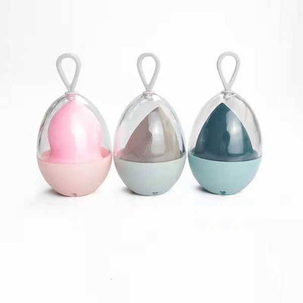 

sponges, applicators & cotton makeup puff holder case sponge display storage cosmetic blender egg shaped rack tool