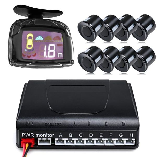 

car rear view cameras& parking sensors parktronic led sensor with 8 reverse backup radar monitor detector system kit backlight display