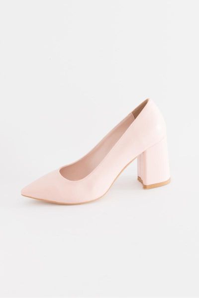 

dress shoes women's thick high-heeled powder matte, Black