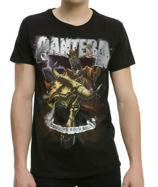 

Pantera COWBOYS FROM HELL Heavy Metal T-Shirt NEW Licensed & Official, White;black