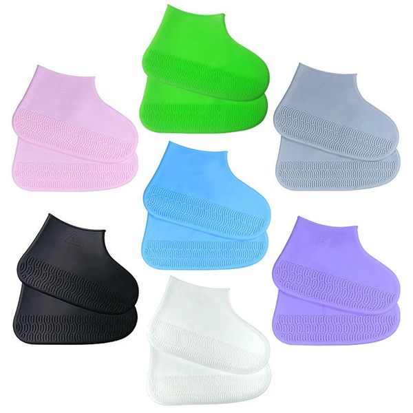 

silicone waterproof shoe covers for men and women wear well washed disposable rain cover shoes outdoor