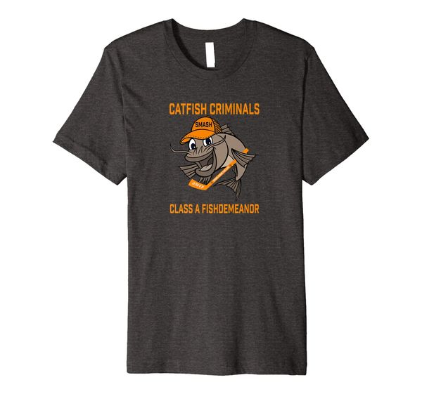 

"catfish criminals" bring home the cup smashville tshirt, White;black