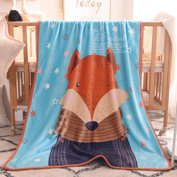

blankets children's cartoon blanket flannel coral fleece sofa baby kids soft throw for bed car quilt