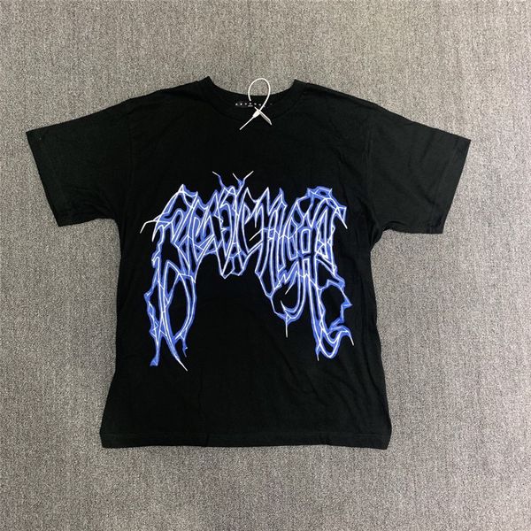 

t shirt 21fw hip-hop quality revenge t-shirts men women oversize short-sleeved fashion casual abstract printing tee, White