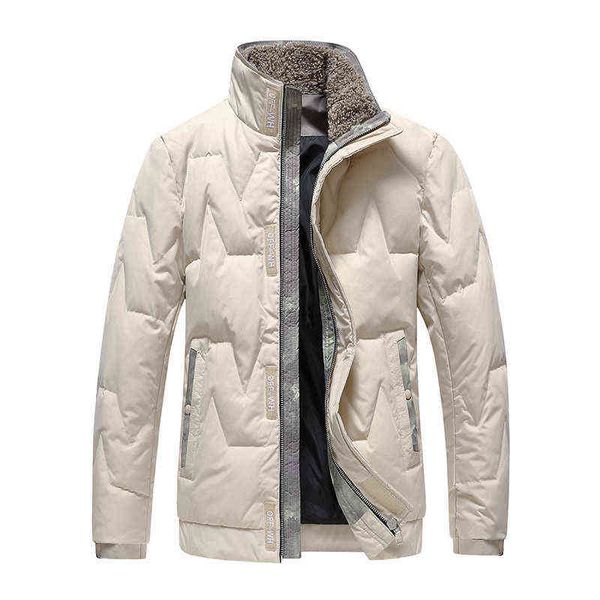 

men's down jacket lightweight short warm men's winter clothes black beige green y1103