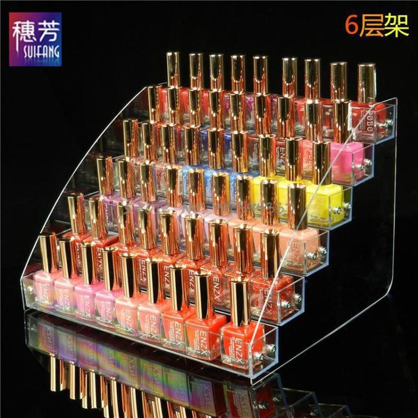 

other home decor nail polish display rack, shop, storage box, perfume lipstick, essential oil powder cake, glue, on shelf