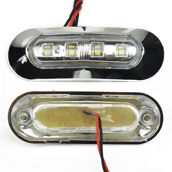 

emergency lights 1.5w led 12v-24v marine 4x accessories courtesy waterproof